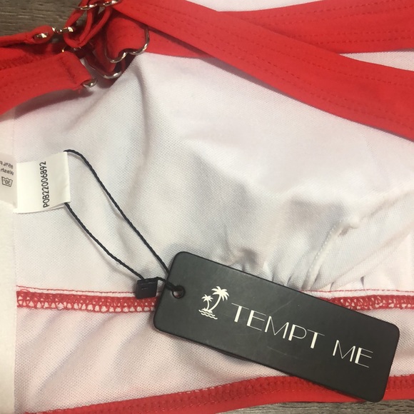 TEMPT ME One Piece Bikini For Women Halter Neck Swimsuit - Picture 12 of 16